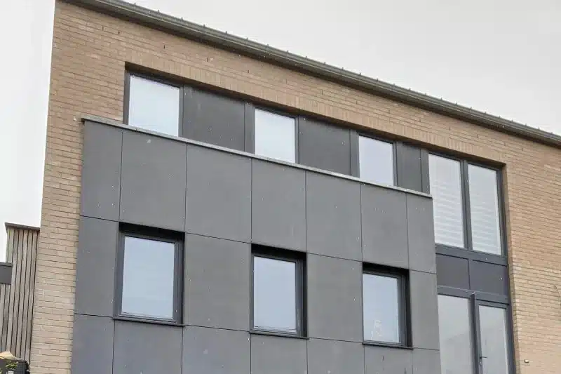 Bardage fibres-ciment — Equitone Tectiva TE85 Graphite, par LS Menuiserie