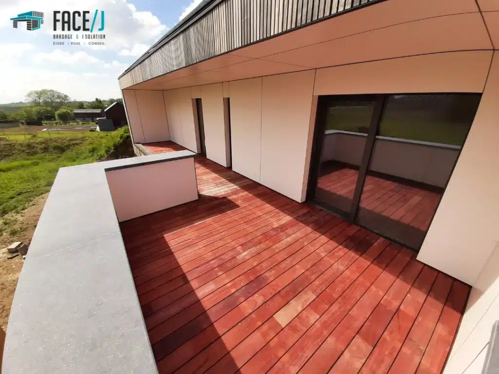 Terrasse padouk