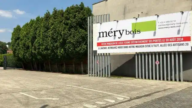 Notre magasin Mery-Bois Liège ferme définitivement ses portes. Nous concentrons notre activité chez Mery-Bois Tilff