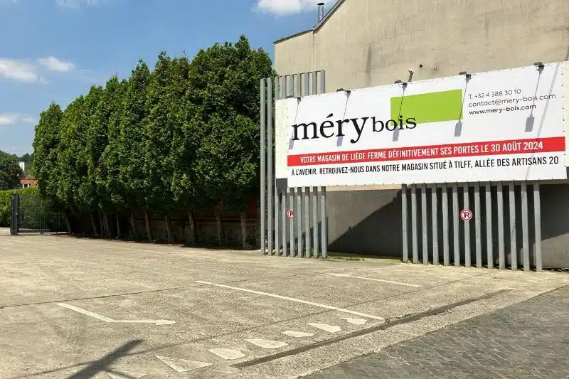 Notre magasin Mery-Bois Liège ferme définitivement ses portes. Nous concentrons notre activité chez Mery-Bois Tilff