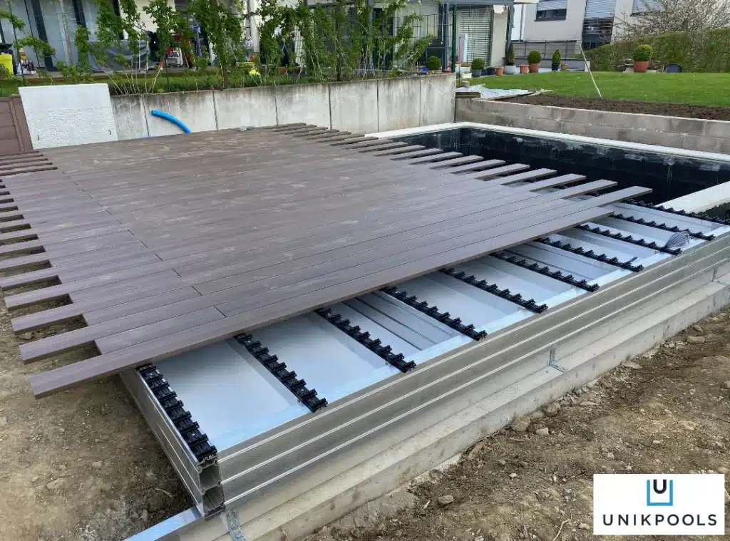Terrasse grad composite nekko flat rail