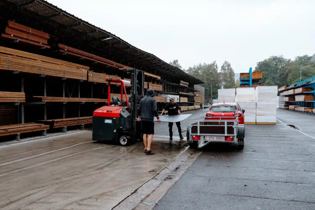 Livraison sur chantier